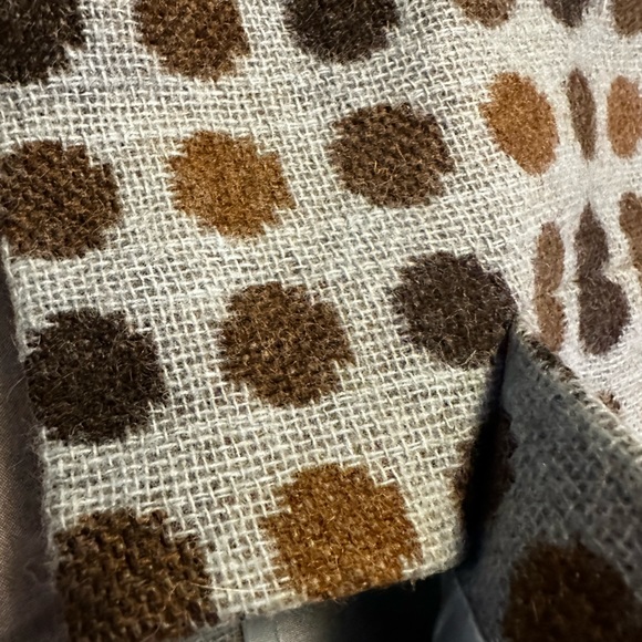 Wool with satin lining mod skirt - Picture 4 of 6